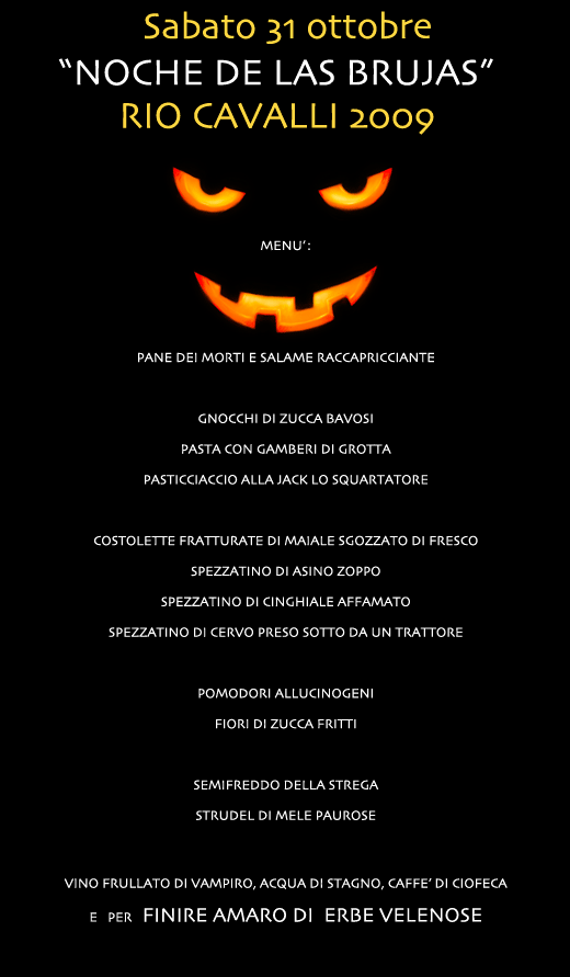 Halloween Rio Cavalli