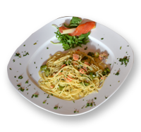 Primi piatti a pase di pesce dell'agriturismo Rio Cavalli Primi piatti a pase di pesce dell'agriturismo Rio Cavalli